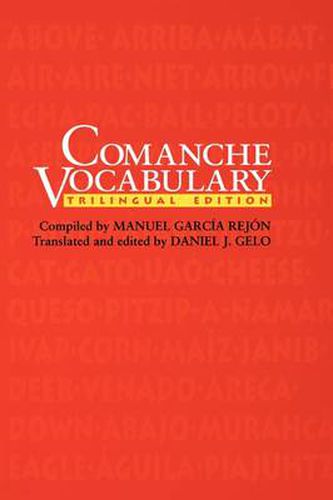 Cover image for Comanche Vocabulary: Trilingual Edition