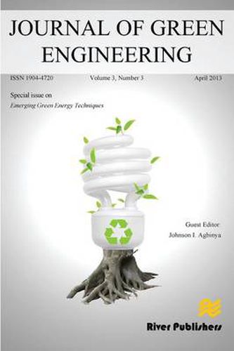 Cover image for Journal of Green Engineering 3-3