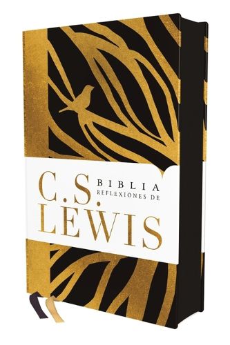 Cover image for Rvr, Biblia Reflexiones de C. S. Lewis, Interior a DOS Colores, Tapa Dura, Negro, Comfort Print