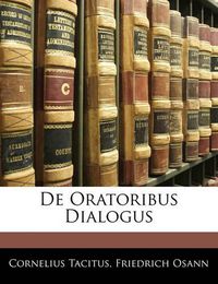 Cover image for de Oratoribus Dialogus