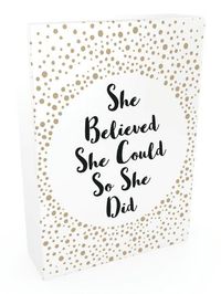 Cover image for She Believed She Could So She Did