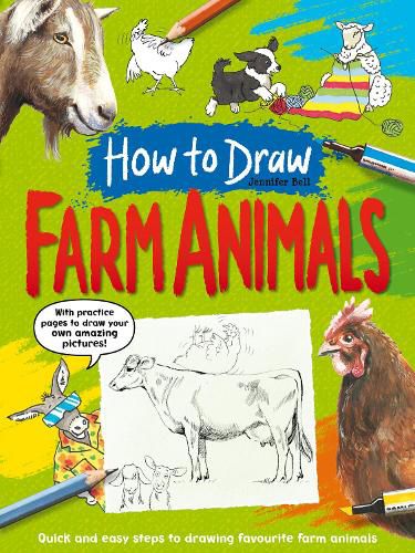 Cover image for How To Draw: Farm Animals