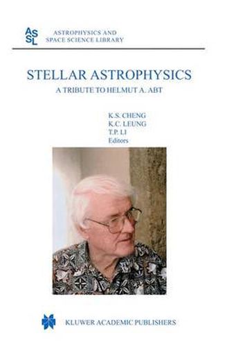 Cover image for Stellar Astrophysics: A Tribute to Helmut A. Abt