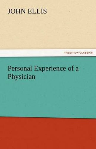 Cover image for Personal Experience of a Physician