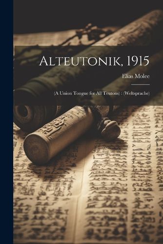 Cover image for Alteutonik, 1915