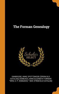 Cover image for The Forman Genealogy