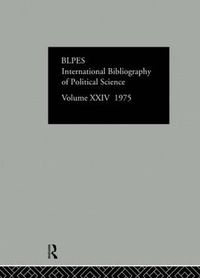 Cover image for IBSS: Political Science: 1975 Volume 24