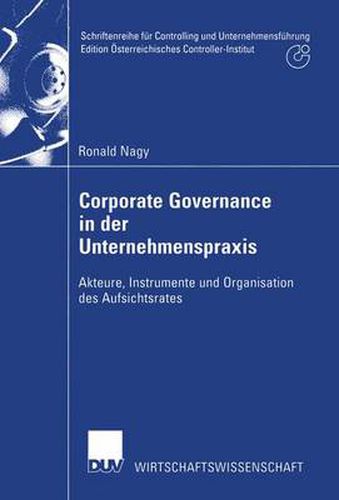 Cover image for Corporate Governance in der Unternehmenspraxis