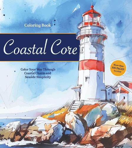 Cover image for Coastal Core Coloring Book
