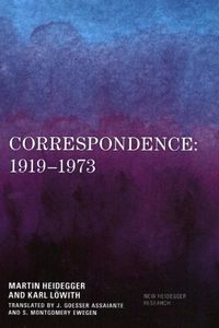 Cover image for Correspondence: 1919-1973