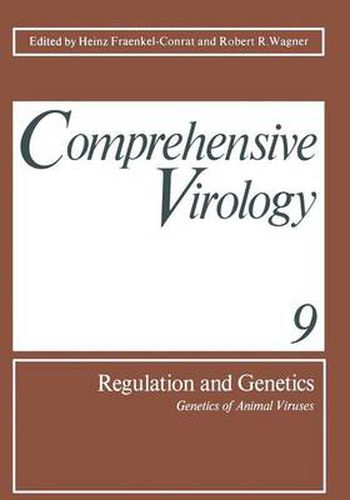 Cover image for Regulation and Genetics: Genetics of Animal Viruses