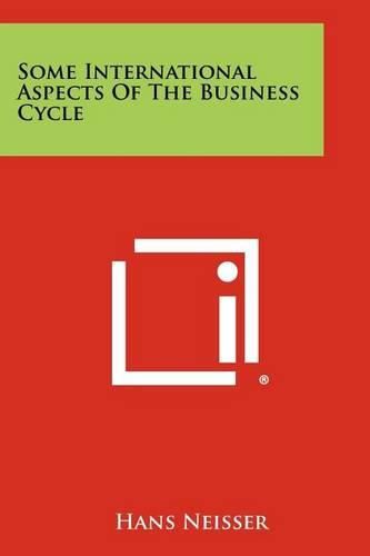 Cover image for Some International Aspects of the Business Cycle