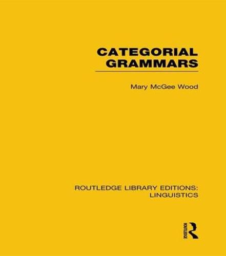 Cover image for Categorial Grammars