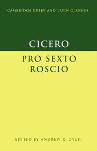 Cover image for Cicero: 'Pro Sexto Roscio