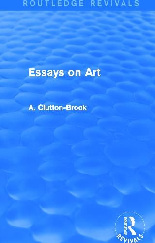 Cover image for Essays on Art (Routledge Revivals)