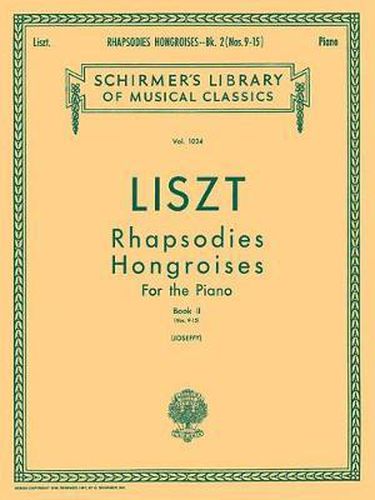 Cover image for Rhapsodies Hongroises - Book 2: Nos. 9 - 15