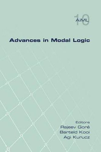 Cover image for Advances in Modal Logic Volume 10