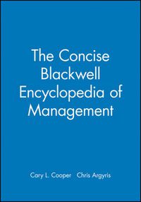 Cover image for The Concise Blackwell Encyclopedia of Management