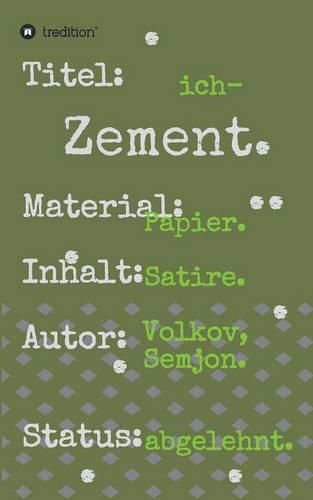 Cover image for ich-Zement.