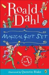 Cover image for Roald Dahl Magical Gift Set (4 Books): Charlie and the Chocolate Factory, James and the Giant Peach, Fantastic Mr. Fox, Charlie and the Great Glass Elevator