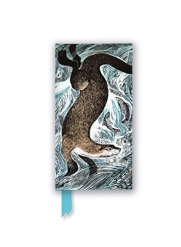 Cover image for Angela Harding: Fishing Otter (Foiled Slimline Journal)