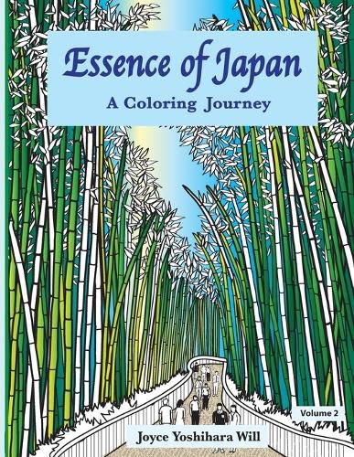 Cover image for Essence of Japan: A Coloring Journey