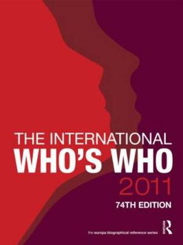 Cover image for The International Who's Who 2011