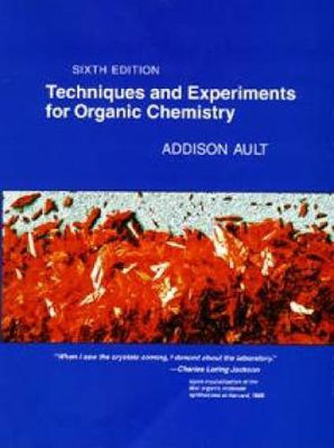 Cover image for Techniques and Experiments For Organic Chemistry