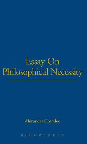 Cover image for Essay On Philosophical Necessity