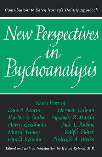 Cover image for New Perspectives in Psychoanalysis: Contributions to Karen Horney's Holistic Approach