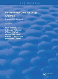 Cover image for Instrumental Data for Drug Analysis: Cumulative Indices