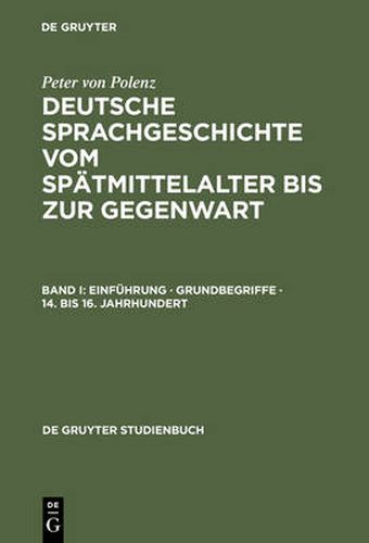 Einfuhrung * Grundbegriffe * 14. bis 16. Jahrhundert