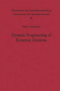 Cover image for Dynamic Programming of Economic Decisions