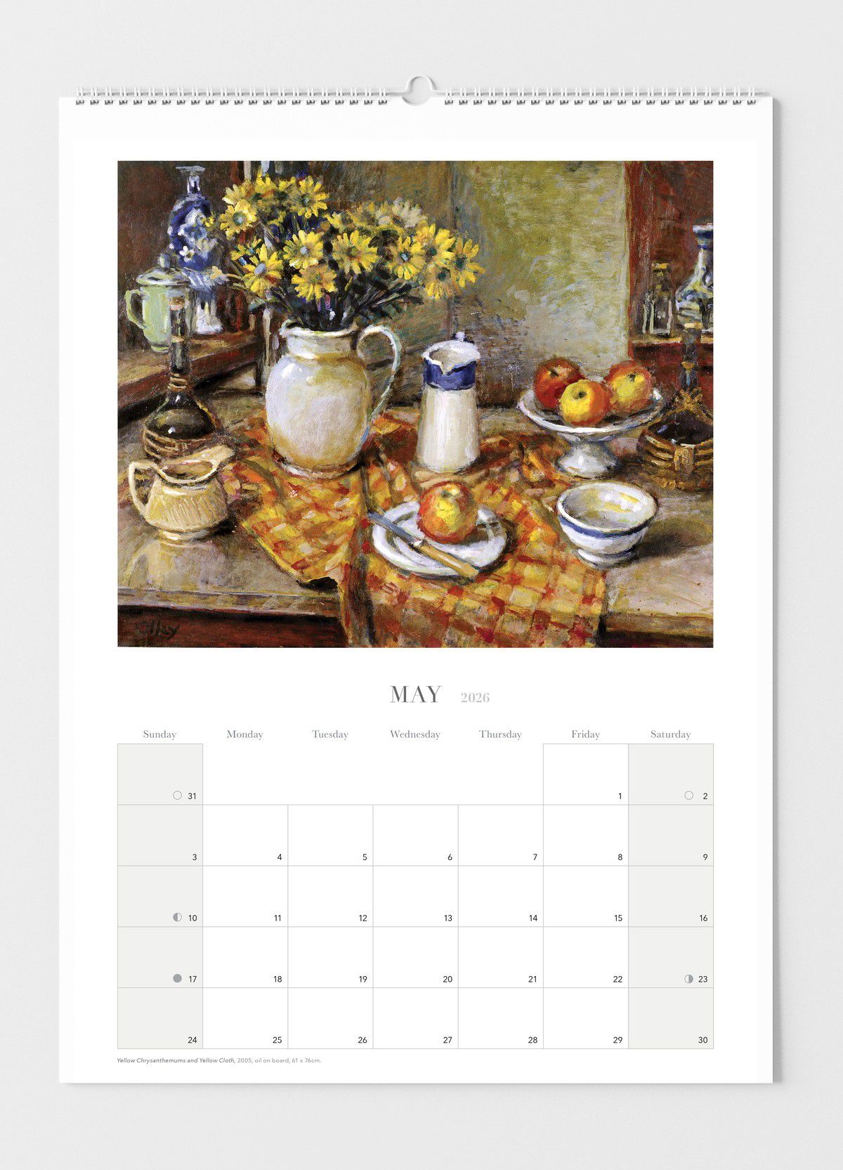 Margaret Olley 2026 Large Wall Calendar (Format 1)