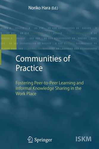 Cover image for Communities of Practice: Fostering Peer-to-Peer Learning and Informal Knowledge Sharing in the Work Place