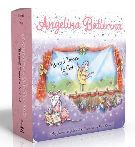 Cover image for Angelina Ballerina Board Books to Go! (Boxed Set)