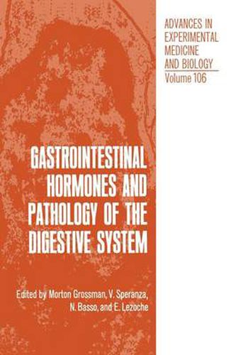 Cover image for Gastrointestinal Hormones and Pathology of the Digestive System