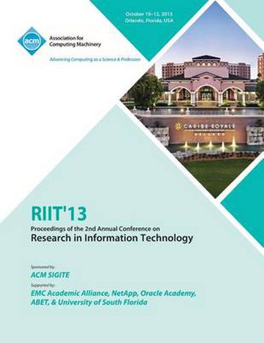 Cover image for Riit 13 Proceedings of the 2nd Annual Conference on Research in Information Technology