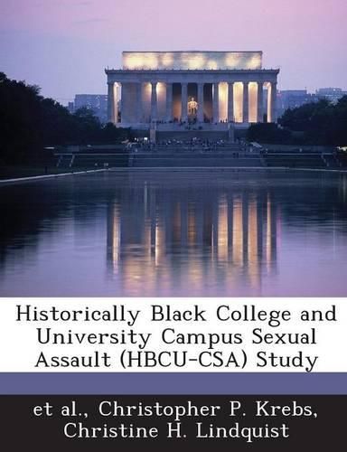 Cover image for Historically Black College and University Campus Sexual Assault (Hbcu-CSA) Study