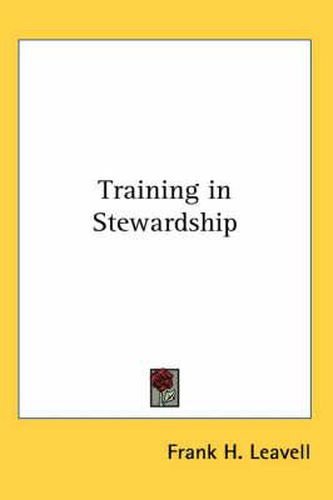 Cover image for Training in Stewardship