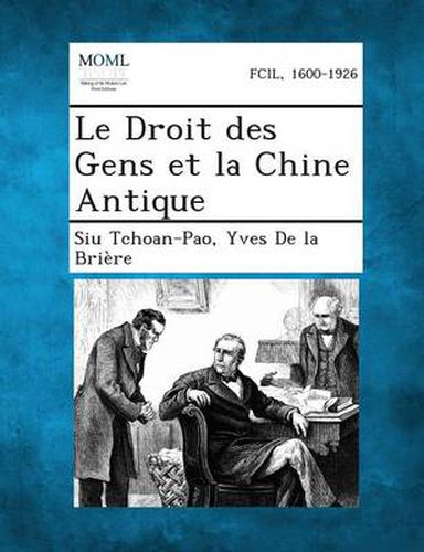 Le Droit Des Gens Et La Chine Antique