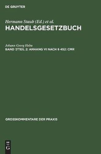 Cover image for Anhang VI nach  452: Cmr