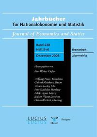 Cover image for Labormetrics: Sonderausgabe Heft 5+6/Bd. 228 (2008) Jahrbucher fur Nationaloekonomie und Statistik