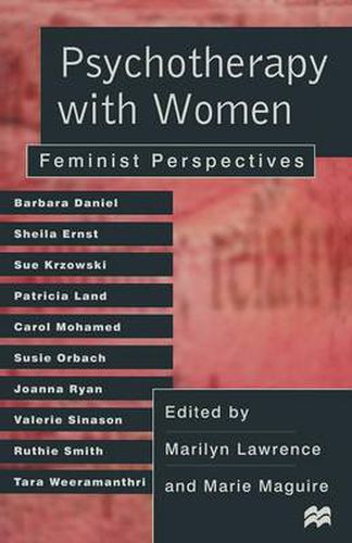 Cover image for Psychotherapy with Women: Feminist Perspectives