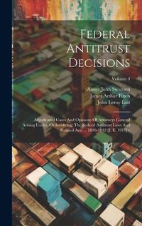 Cover image for Federal Antitrust Decisions