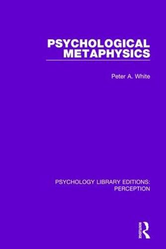 Cover image for Psychological Metaphysics