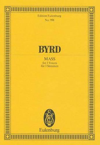 Cover image for Mass in F major