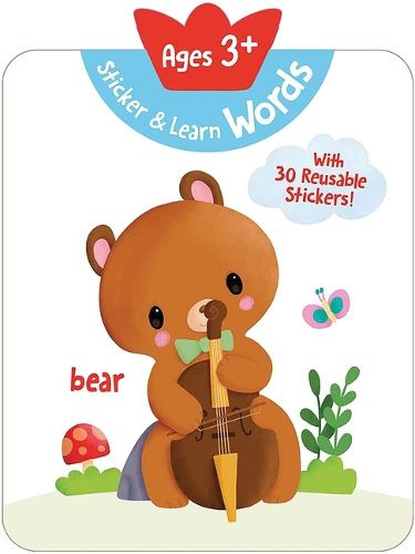 Cover image for Sticker & Learn Words (Ages 3+)