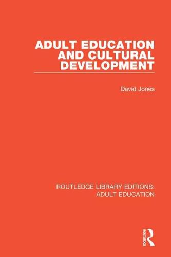 Cover image for Adult Education and Cultural Development