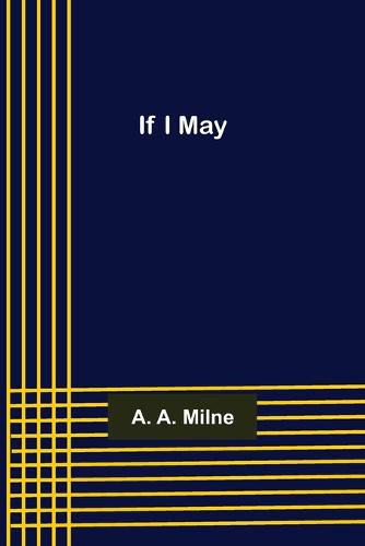 Cover image for If I May